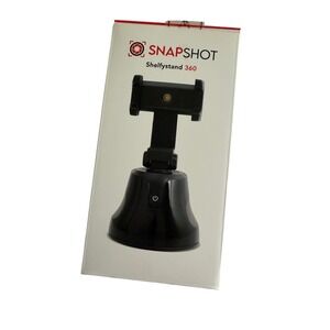 Snapshot Shelfystand 360 Smart Tracking Phone Holder Black Vlog Facial Tracking